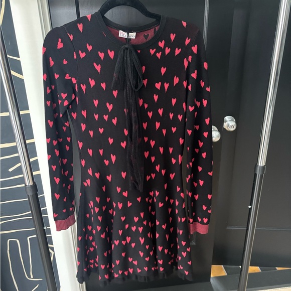 Black and Pink HeartDress